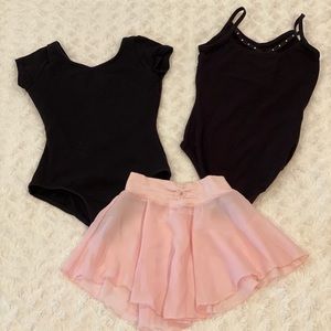 Black leotards sold together